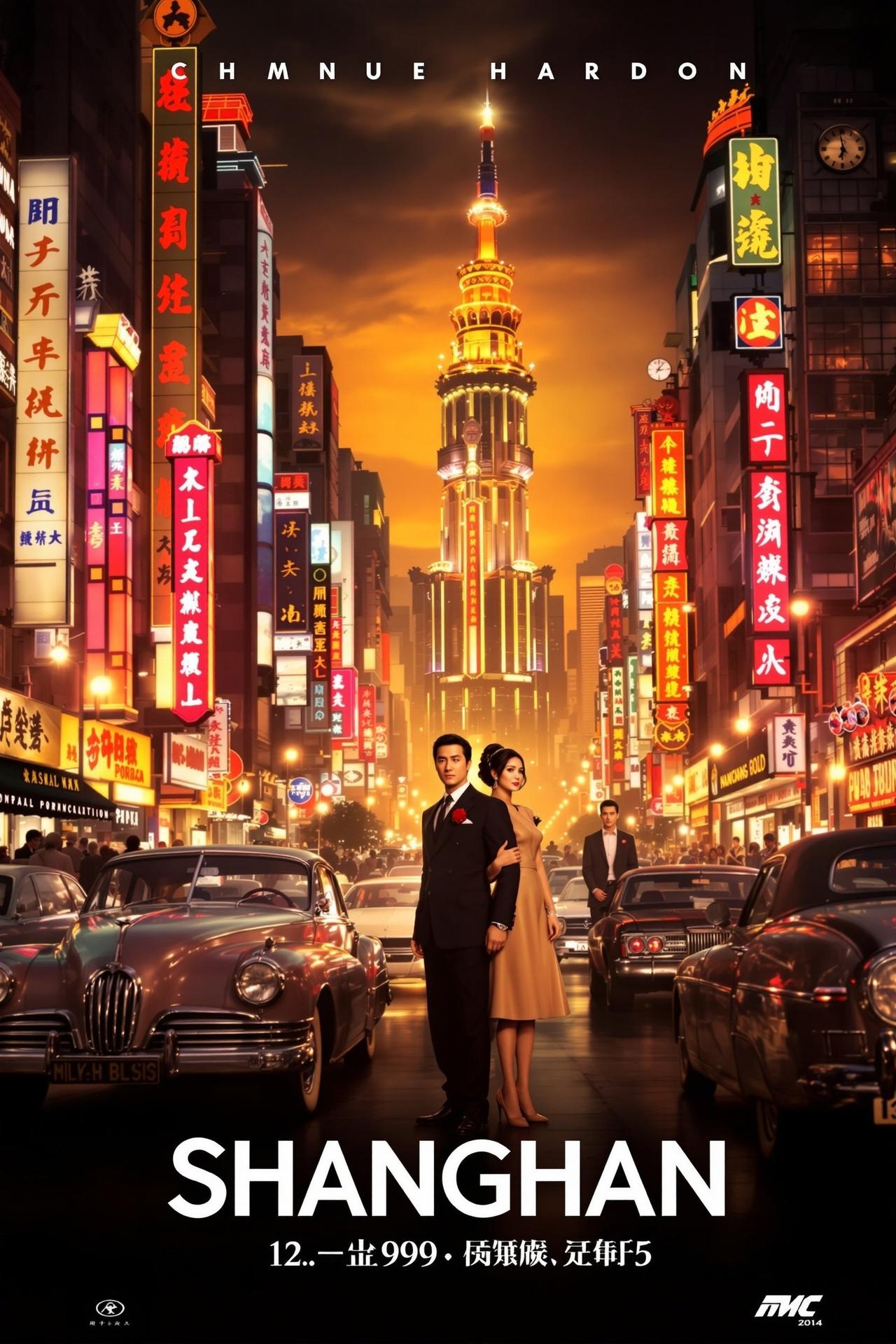 繁花(2023) 剧情影视海报 - 导演王家卫 - 小蓝视频