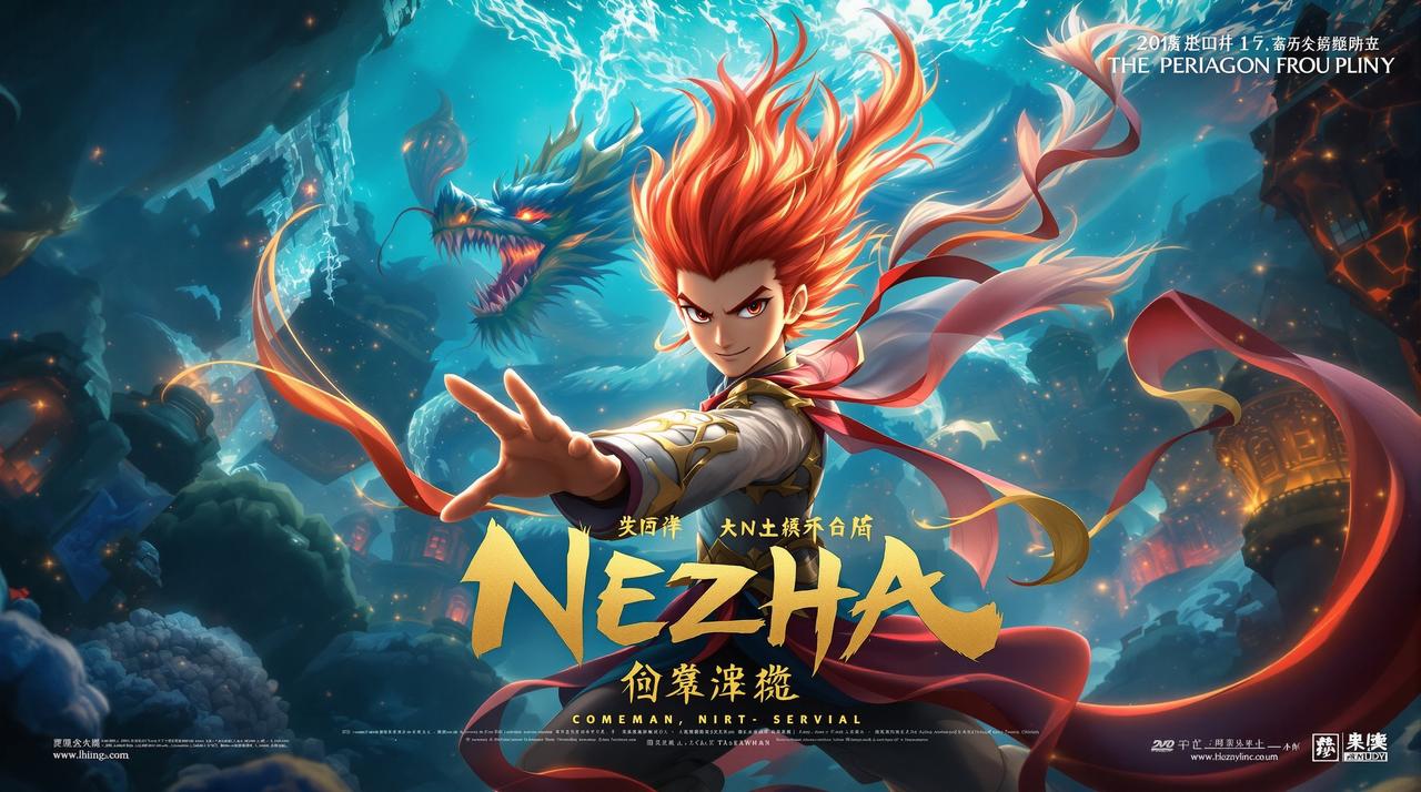 《哪吒之魔童闹海》定档2025春节，预告片首曝 - 行业资讯配图 - 小蓝视频